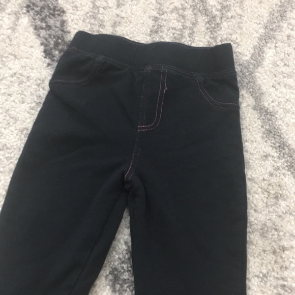 ⚡️$4 FLASH SALE⚡️ Black Jeggings Baby Girl 18-24 - Picture 4 of 6